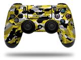 WraptorSkinz Skin compatible with Sony PS4 Dualshock Controller PlayStation 4 Original Slim and Pro WraptorCamo Digital Camo Yellow (CONTROLLER NOT INCLUDED)