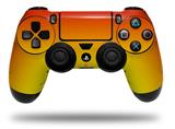 WraptorSkinz Skin compatible with Sony PS4 Dualshock Controller PlayStation 4 Original Slim and Pro Smooth Fades Yellow Red (CONTROLLER NOT INCLUDED)