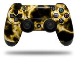 WraptorSkinz Skin compatible with Sony PS4 Dualshock Controller PlayStation 4 Original Slim and Pro Electrify Yellow (CONTROLLER NOT INCLUDED)