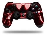 WraptorSkinz Skin compatible with Sony PS4 Dualshock Controller PlayStation 4 Original Slim and Pro Radioactive Red (CONTROLLER NOT INCLUDED)