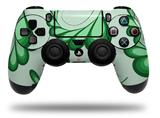 WraptorSkinz Skin compatible with Sony PS4 Dualshock Controller PlayStation 4 Original Slim and Pro Petals Green (CONTROLLER NOT INCLUDED)