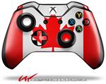 Decal Style Skin for Microsoft XBOX One Wireless Controller Canadian Canada Flag - (CONTROLLER NOT INCLUDED)