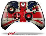 Decal Style Skin for Microsoft XBOX One Wireless Controller Painted Faded and Cracked Union Jack British Flag - (CONTROLLER NOT INCLUDED)