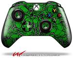 Decal Style Skin for Microsoft XBOX One Wireless Controller Scattered Skulls Green - (CONTROLLER NOT INCLUDED)