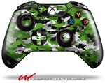 Decal Style Skin for Microsoft XBOX One Wireless Controller WraptorCamo Digital Camo Green - (CONTROLLER NOT INCLUDED)