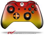 Decal Style Skin for Microsoft XBOX One Wireless Controller Smooth Fades Yellow Red - (CONTROLLER NOT INCLUDED)