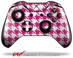 Decal Style Skin for Microsoft XBOX One Wireless Controller Houndstooth Hot Pink - (CONTROLLER NOT INCLUDED)
