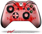 Decal Style Skin for Microsoft XBOX One Wireless Controller Big Kiss Lips Red on Pink - (CONTROLLER NOT INCLUDED)