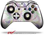 Decal Style Skin for Microsoft XBOX One Wireless Controller Neon Swoosh on White - (CONTROLLER NOT INCLUDED)