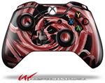 Decal Style Skin for Microsoft XBOX One Wireless Controller Alecias Swirl 02 Red - (CONTROLLER NOT INCLUDED)