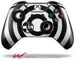 Decal Style Skin for Microsoft XBOX One Wireless Controller Bullseye Black and White - (CONTROLLER NOT INCLUDED)