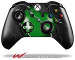 Decal Style Skin for Microsoft XBOX One Wireless Controller Barbwire Heart Green - (CONTROLLER NOT INCLUDED)