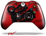 Decal Style Skin for Microsoft XBOX One Wireless Controller Oriental Dragon Black on Red - (CONTROLLER NOT INCLUDED)