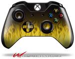 Decal Style Skin for Microsoft XBOX One Wireless Controller Fire Yellow - (CONTROLLER NOT INCLUDED)
