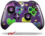 Decal Style Skin for Microsoft XBOX One Wireless Controller Crazy Hearts - (CONTROLLER NOT INCLUDED)