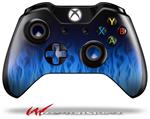 Decal Style Skin for Microsoft XBOX One Wireless Controller Fire Blue - (CONTROLLER NOT INCLUDED)