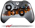 Decal Style Skin for Microsoft XBOX One Wireless Controller Ripped Metal Fire - (CONTROLLER NOT INCLUDED)