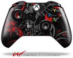 Decal Style Skin for Microsoft XBOX One Wireless Controller Twisted Garden Gray and Red - (CONTROLLER NOT INCLUDED)