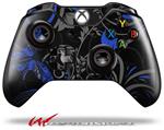 Decal Style Skin for Microsoft XBOX One Wireless Controller Twisted Garden Gray and Blue - (CONTROLLER NOT INCLUDED)