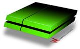 Vinyl Decal Skin Wrap compatible with Sony PlayStation 4 Original Console Smooth Fades Green Black (PS4 NOT INCLUDED)