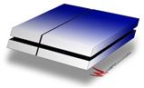 Vinyl Decal Skin Wrap compatible with Sony PlayStation 4 Original Console Smooth Fades White Blue (PS4 NOT INCLUDED)