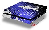 Vinyl Decal Skin Wrap compatible with Sony PlayStation 4 Original Console Halftone Splatter White Blue (PS4 NOT INCLUDED)