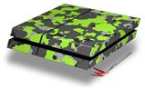 Vinyl Decal Skin Wrap compatible with Sony PlayStation 4 Original Console WraptorCamo Old School Camouflage Camo Lime Green (PS4 NOT INCLUDED)