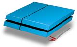 Vinyl Decal Skin Wrap compatible with Sony PlayStation 4 Original Console Solids Collection Blue Neon (PS4 NOT INCLUDED)