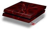 Vinyl Decal Skin Wrap compatible with Sony PlayStation 4 Original Console Abstract 01 Red (PS4 NOT INCLUDED)