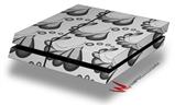 Vinyl Decal Skin Wrap compatible with Sony PlayStation 4 Original Console Petals Gray (PS4 NOT INCLUDED)