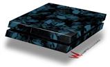 Vinyl Decal Skin Wrap compatible with Sony PlayStation 4 Original Console Skulls Confetti Blue (PS4 NOT INCLUDED)