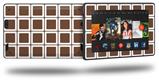 Squared Chocolate Brown - Decal Style Skin fits 2013 Amazon Kindle Fire HD 7 inch