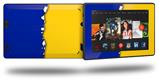Ripped Colors Blue Yellow - Decal Style Skin fits 2013 Amazon Kindle Fire HD 7 inch
