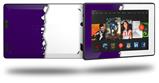Ripped Colors Purple White - Decal Style Skin fits 2013 Amazon Kindle Fire HD 7 inch