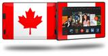 Canadian Canada Flag - Decal Style Skin fits 2013 Amazon Kindle Fire HD 7 inch