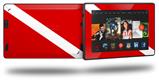 Dive Scuba Flag - Decal Style Skin fits 2013 Amazon Kindle Fire HD 7 inch