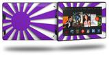 Rising Sun Japanese Flag Purple - Decal Style Skin fits 2013 Amazon Kindle Fire HD 7 inch