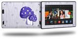 Mushrooms Purple - Decal Style Skin fits 2013 Amazon Kindle Fire HD 7 inch