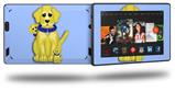 Puppy Dogs on Blue - Decal Style Skin fits 2013 Amazon Kindle Fire HD 7 inch