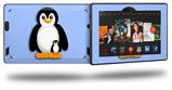 Penguins on Blue - Decal Style Skin fits 2013 Amazon Kindle Fire HD 7 inch