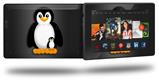 Penguins on Black - Decal Style Skin fits 2013 Amazon Kindle Fire HD 7 inch