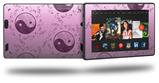 Feminine Yin Yang Purple - Decal Style Skin fits 2013 Amazon Kindle Fire HD 7 inch