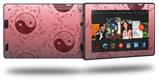 Feminine Yin Yang Red - Decal Style Skin fits 2013 Amazon Kindle Fire HD 7 inch