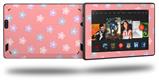 Pastel Flowers on Pink - Decal Style Skin fits 2013 Amazon Kindle Fire HD 7 inch