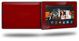 Solids Collection Red Dark - Decal Style Skin fits 2013 Amazon Kindle Fire HD 7 inch