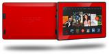 Solids Collection Red - Decal Style Skin fits 2013 Amazon Kindle Fire HD 7 inch
