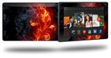 Fire Flower - Decal Style Skin fits 2013 Amazon Kindle Fire HD 7 inch