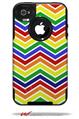 Zig Zag Rainbow - Decal Style Vinyl Skin fits Otterbox Commuter iPhone4/4s Case (CASE SOLD SEPARATELY)