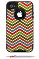 Zig Zag Colors 01 - Decal Style Vinyl Skin fits Otterbox Commuter iPhone4/4s Case (CASE SOLD SEPARATELY)