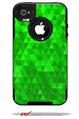 Triangle Mosaic Green - Decal Style Vinyl Skin fits Otterbox Commuter iPhone4/4s Case (CASE SOLD SEPARATELY)